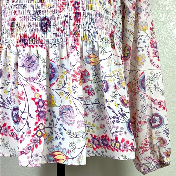 NWT [ROSE+OLIVE] Floral Pheasant Top - Picture 4 of 9